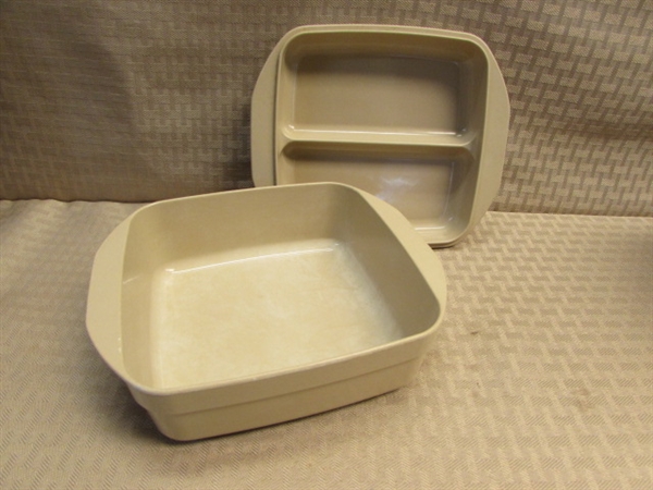 GIVE YOURSELF A BREAK IN THE KITCHEN-NICE ASSORTMENT OF MICROWAVE COOK WARE!