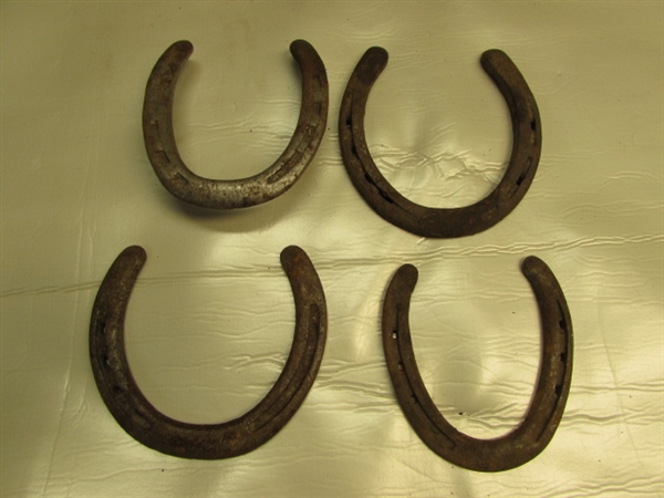 OLD HORSESHOES FOR BARN ART & RUSTIC CRAFT PROJECTS-FOURTEEN IN ALL!