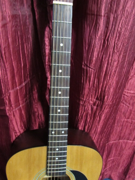 IT'S A NEW YEAR!! TIME LEARN TO PLAY THE GUITAR!  TRY THIS NICE TAKAMINE GUITAR  
