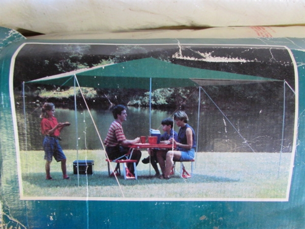 NEVER USED 12' X 12' CANOPY GREAT FOR PICNICS & CAMPING