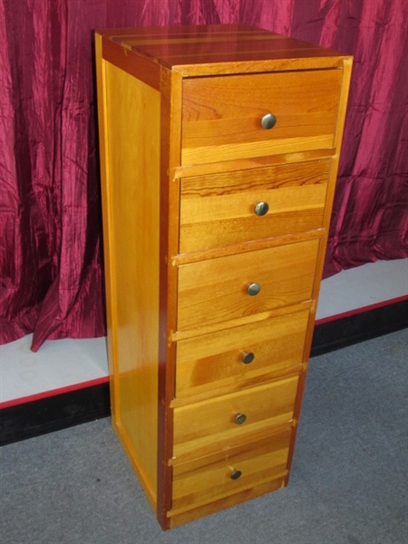 SIX DRAWER CHEST OF DRAWERS #2