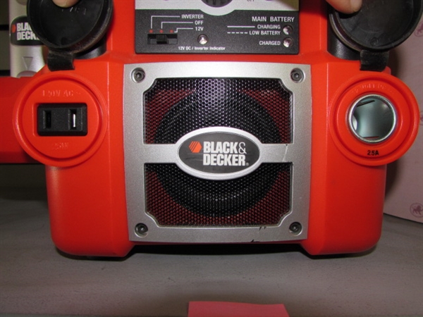BLACK & DECKER STORM STATION ALL-IN-ONE RADIO/POWER SOURCE/LIGHT