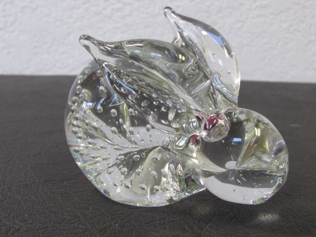 blown glass rabbit