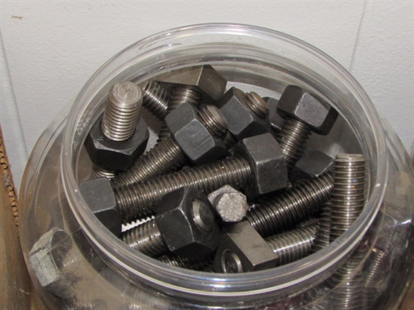 LOADS OF HIGH QUALITY, NICELY ORGANIZED HARDWARE FOR CONSTRUCTION, HONEY DO'S & MORE