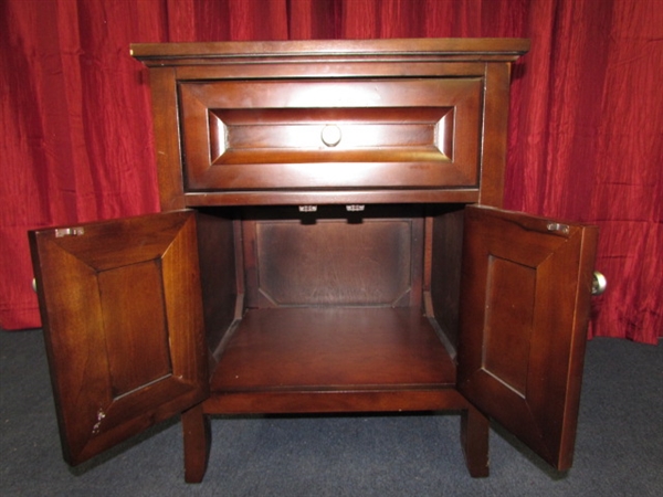 MATCHING NIGHTSTAND TO CABINET IN LOT NO. 73