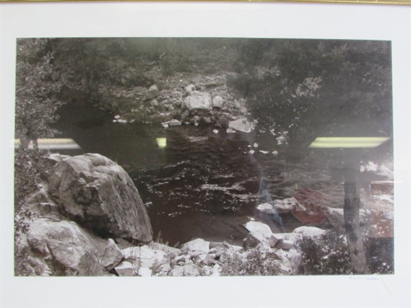 FOUR SIGNED & FRAMED BLACK & WHITE PHOTOGRAPHS BY W.C. MCCLELLAN SISKIYOU COUNTY SCENERY