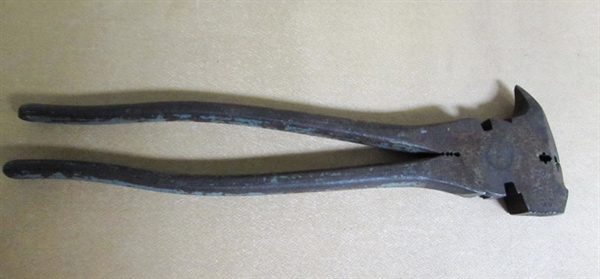 PAIR OF FENCING TOOLS-PLIER HAMMER TOOL & FENCE TIGHTENER TOOL-DON'T FENCE ME IN!