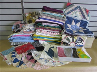 ATTENTION QUILTERS, SEAMTRESS-FANTASTIC QUALITY FABRIC-DONT MISS OUT ON THE OTHER FABRIC LOTS!