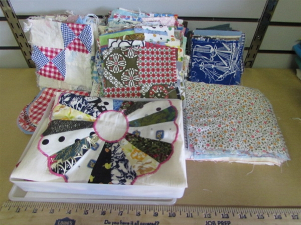 ATTENTION QUILTERS, SEAMTRESS-FANTASTIC QUALITY FABRIC-DON'T MISS OUT ON THE OTHER FABRIC LOTS!