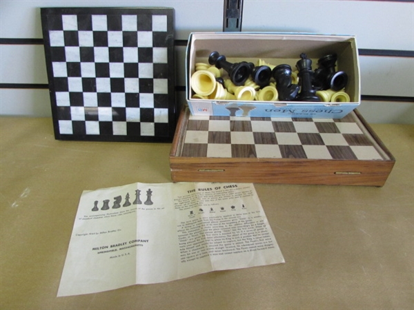 BOARD GAMES & PIECES-CHESS, CHECKERS, BACKGAMMON, DOMINOES & MORE!