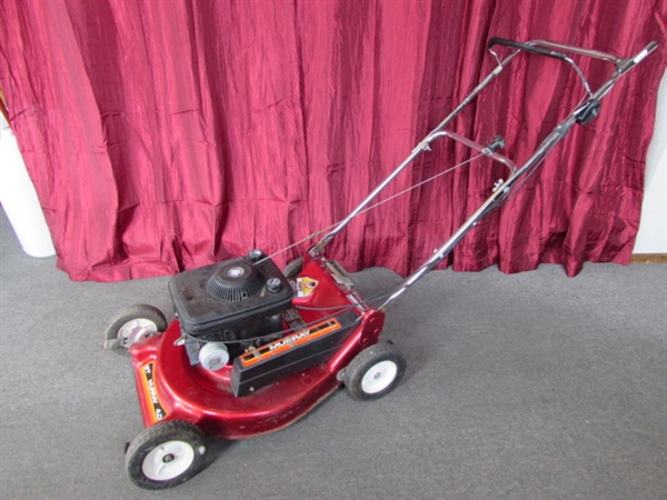 RAIN MAKING YOUR GRASS GROW TALL? MOW IT WITH THIS 21 MURRAY GAS PUSH LAWN MOWER