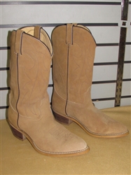 NEW DURANGO TAN SUEDE LEATHER MENS WESTERN BOOTS