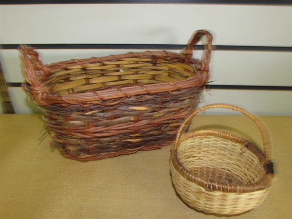 A BASKET FOR EVERY OCCASION-FRUIT, DISPLAY, GIFTS . . .HEY EASTER'S ON ITS WAY! A DOZEN TOTAL!