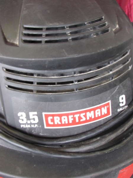 CRAFTSMAN 3.5 HP WET/DRY SHOP VAC