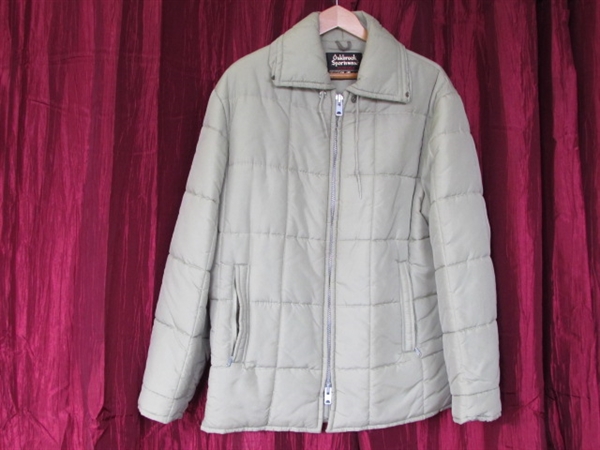 VERY NICE QUILTED JACKET TO KEEP YOU WARM FOR A MAN OR WOMAN