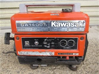 KAWASAKI GENERATOR MODEL GA 1400 A   