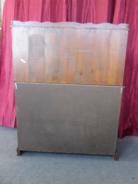 SWEET VINTAGE DRY SINK CABINET WITH 3 DRAWER HUTCH-SWEET!