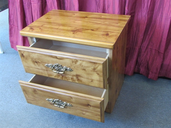 TWO DRAWER NIGHT STAND TO MATCH YOUR NEW BEDROOM SET