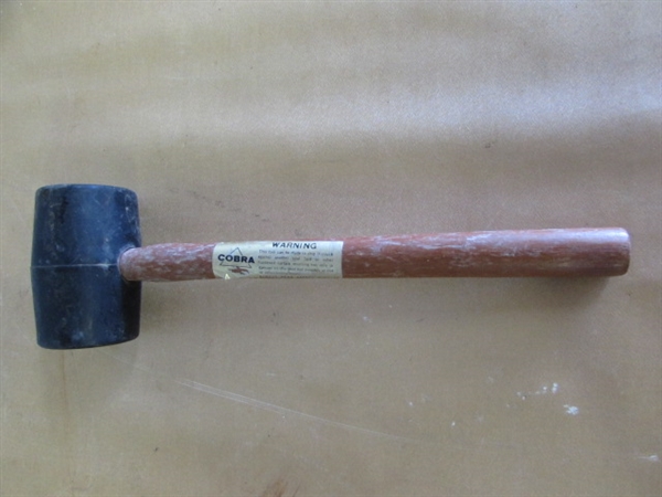 GO AHEAD, GET HAMMERED!  FIVE HAMMERS FROM SLEDGE TO MALLET