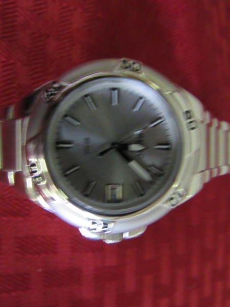 WATER RESISTANT CHROME RELIC WATCH