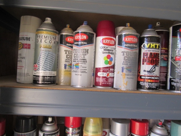 LOADS OF SPRAY PAINTS & SOME SPECIALTY SPRAY PRODUCTS