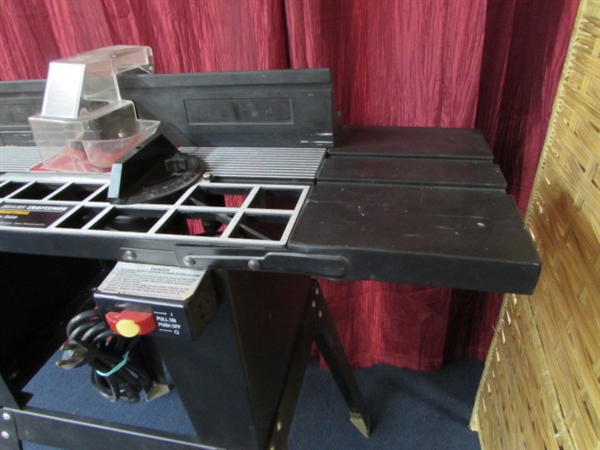 CRAFTSMAN INDUSTRIAL ROUTER TABLE WITH ROUTER