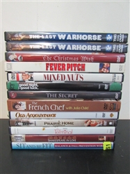 MIXED LOT OF DVDs FOR WHEN ITS JUST TOO HOT TO BE OUTSIDE!
