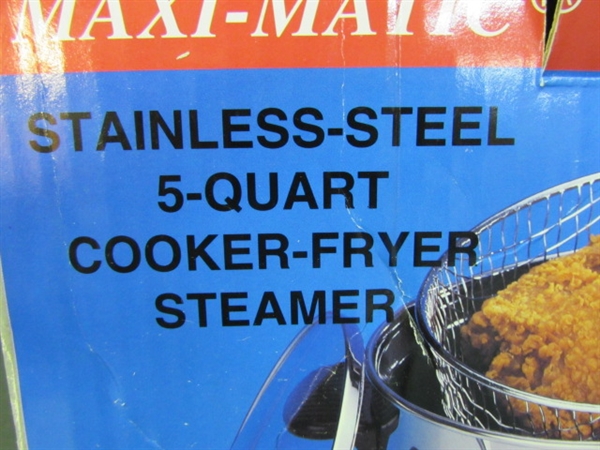 5 QT COOKER/FRYER/STEAMER