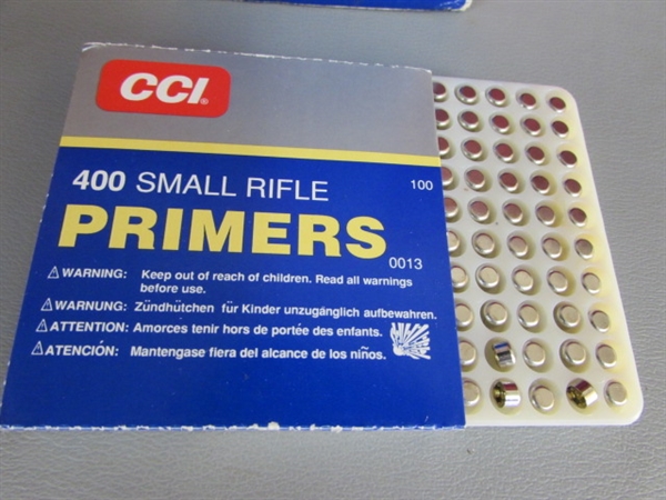 RELOADING SUPPLIES - RIFLE PRIMERS