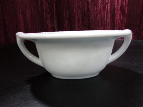 CERAMIC TEAPOT SET & OTHER SERVING DISHES