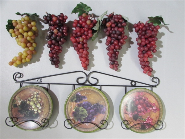 GRAPE AND FLORAL LOT