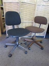2 ROLLING OFFICE/DESK CHAIRS