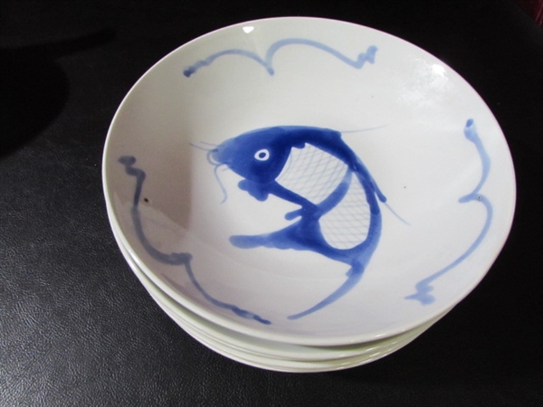 BLUE DISHES