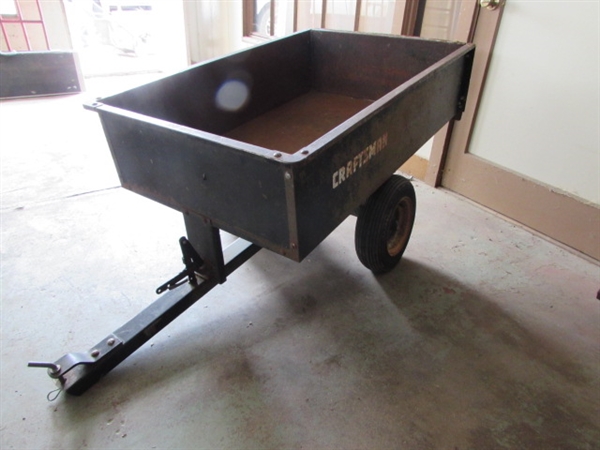 CRAFTSMAN LAWN TRACTOR TILT-TRAILER *LOCATED OFF SITE #1*