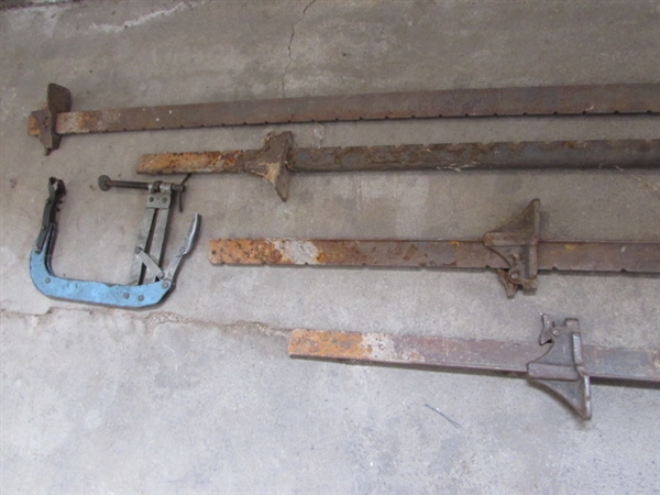 VINTAGE BAR CLAMPS *LOCATED OFF SITE #1*