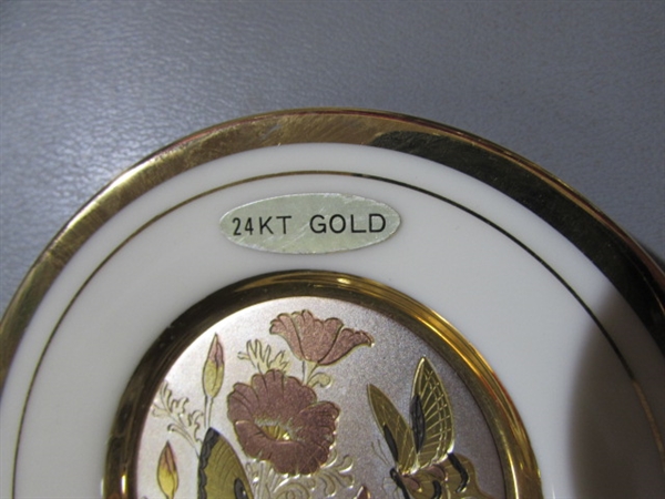 ART OF CHOKIN 24KT GOLD TRIMMED PLATES & MORE