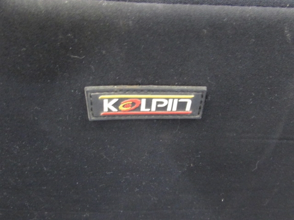 KOLPIN ATV STORAGE BOX WITH BACKREST, 7' WHIP/FLAG & JOHNLITE TRAVEL COOLER