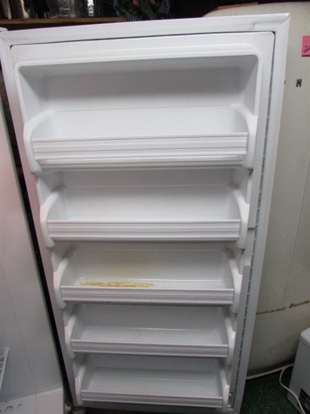 14 CU FT FRIGIDAIRE UPRIGHT COMMERCIAL FROST FREE FREEZER *LOCATED OFF SITE #3*