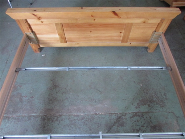 BROYHILL WOOD BED FRAME *LOCATED OFF-SITE*