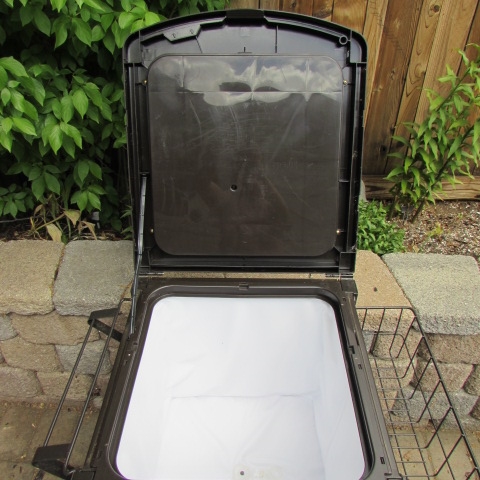 OUTDOOR PATIO ICE CHEST & WEBER GRILL