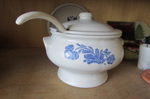 PFALTZGRAFF SOUP TUREEN,PLATE AND MORE