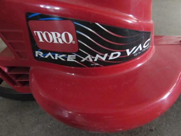 TORO RAKE-N-VAC AND MORE