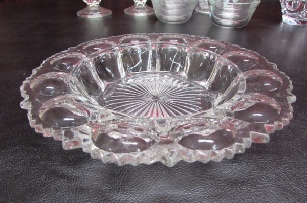 CLEAR GLASS DISHES