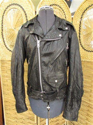 SMALL VINTAGE "EXCELLED" LEATHER JACKET