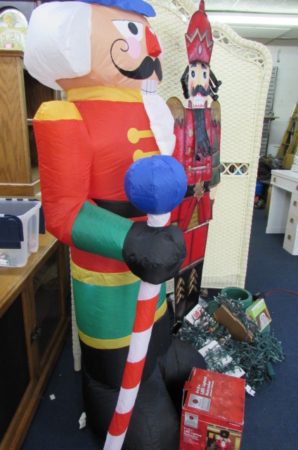 giant blow up nutcracker