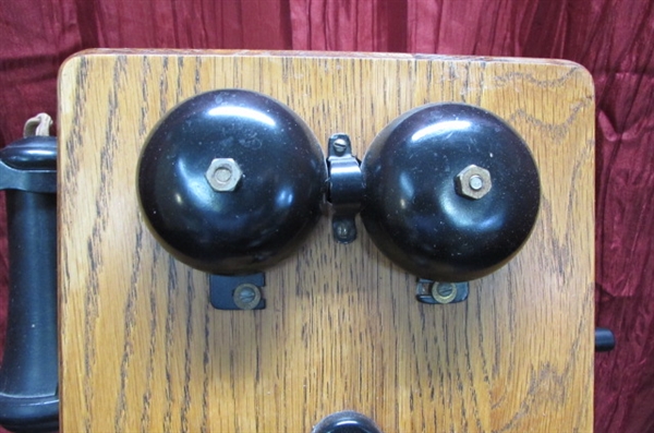 ANTIQUE WALL PHONE
