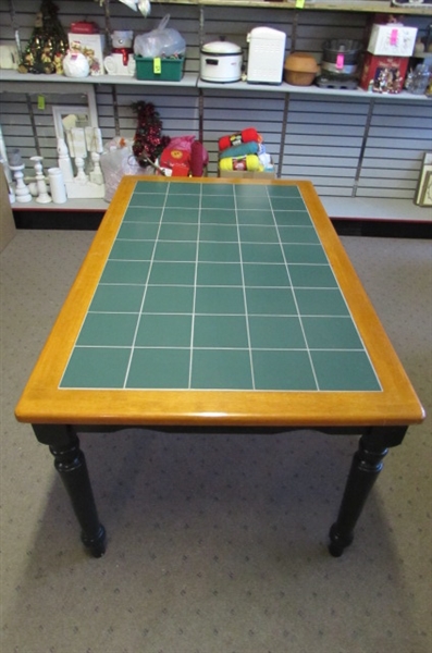TILE TOP DINING TABLE