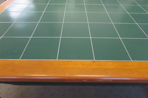 TILE TOP DINING TABLE