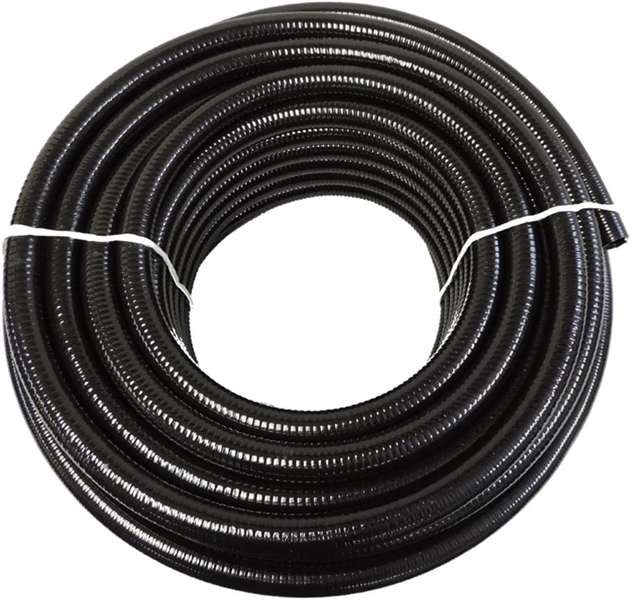  (2 Dia. x 50 ft)  Black Flexible PVC Pipe