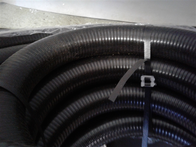  (2 Dia. x 50 ft)  Black Flexible PVC Pipe